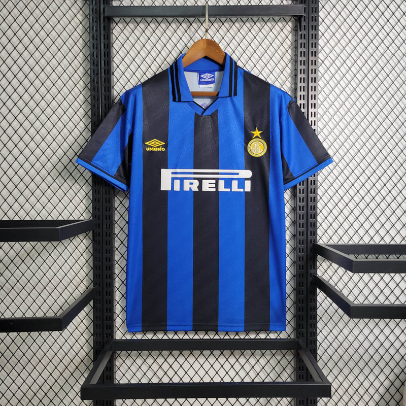 Camisa da Inter De Milão Casa 95/96 - Versão Retro