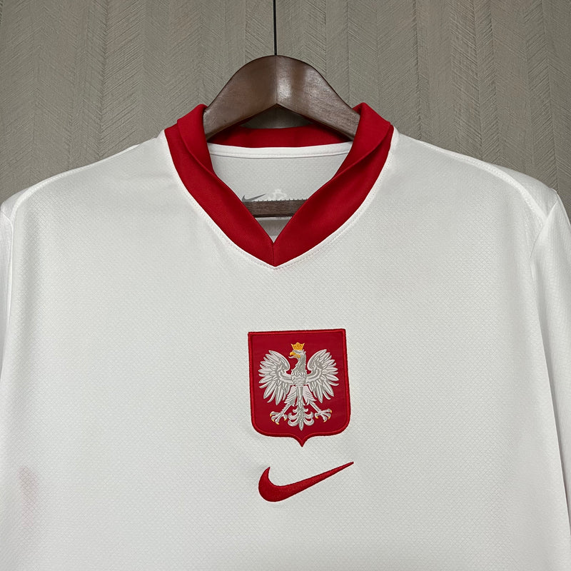 Camisa da Seleção da Polônia   Home 24/25 - versão torcedor