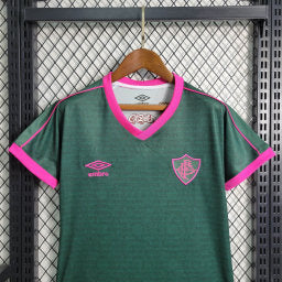 Camisa Feminina  do Fluminense Verde 2 Fora de casa