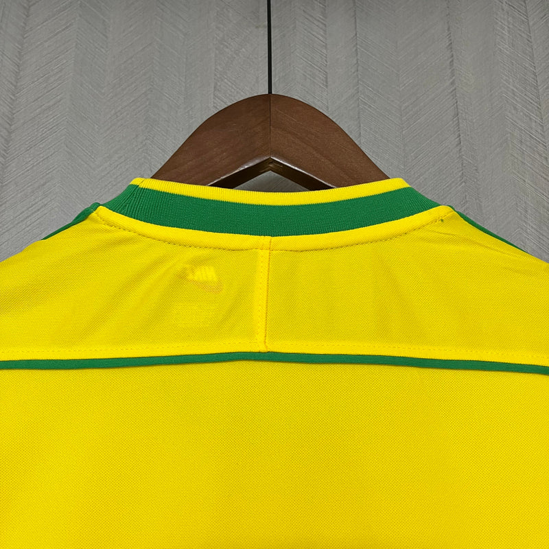 Camisa da seleção  Brasileira  retrô Home 1998 - Remake  - Nike Torcedor Masculina