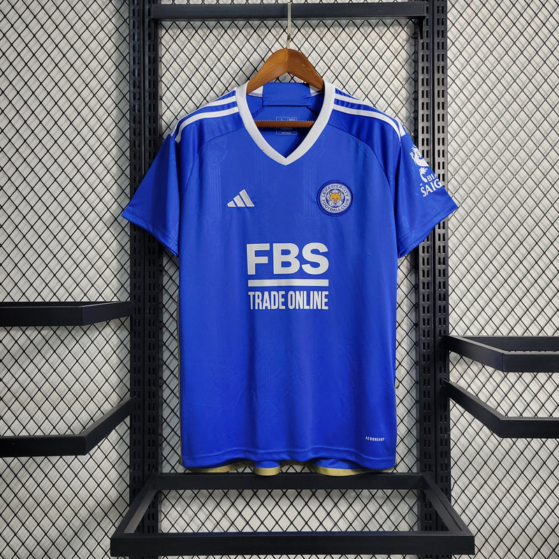 Camisa Leicester Home 23/24 Adidas Torcedor Masculina - Lançamento